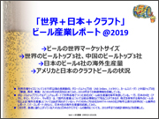 「世界＋日本＋クラフト」ビール産業レポート＠2019
